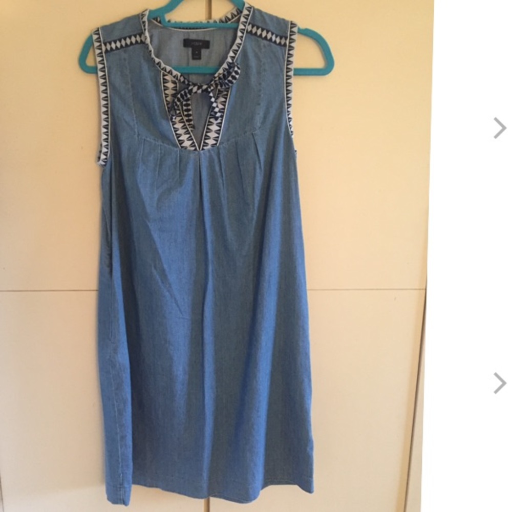 Jcrew denim dress